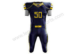 Uniformes de fútbol americano de poliéster personalizados de alta calidad camisetas sublimadas bordadas para jóvenes patrón impreso - Product Image 6