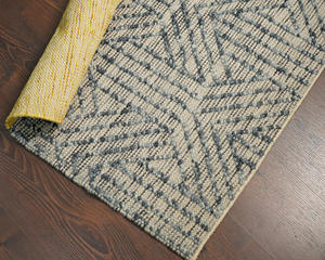 High Quality Modern Handmade Woollen <b>Rug</b> Best Price Plush <b>Boho</b> Carpet with Geometric Pattern Washable for Cozy Home Use - Product Image 6