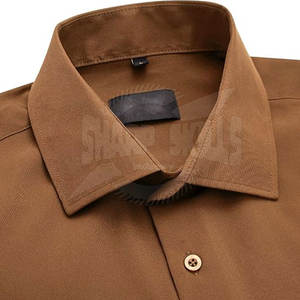 Camisas de vestir de servicio OEM Diseñe su propio logotipo Camisas de vestir de hombre con estampado personalizado - Product Image 5