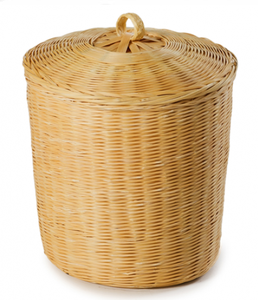 Urna de cremación de bambú hecha a mano para cenizas de mascotas humanas, urna funeraria tejida ecológica con tapa, tarro conmemorativo de recuerdo - Product Image 3