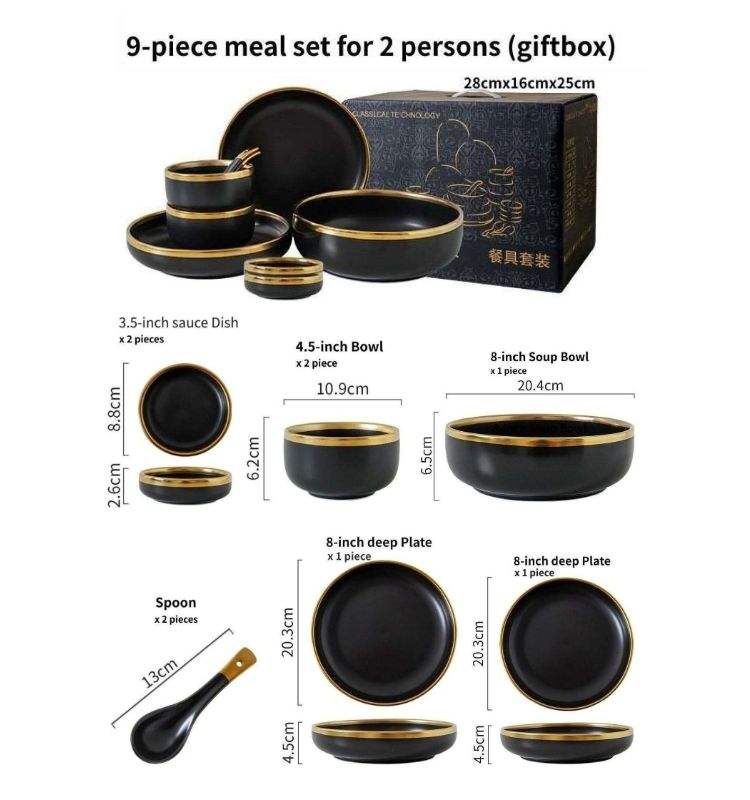 2-person meal set (9 pieces)