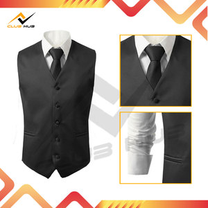 Traje de Hombre Slim Fit para Otoño, Formal, para Boda, Novio, Padrinos, Chaleco a Cuadros, Cuello en V, Mezcla de Algodón de Alta Calidad, Anti-Pilling, Elegante - Product Image 4
