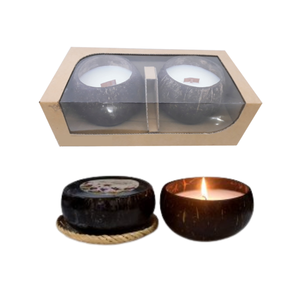 Customized Coconut Shell Soy Wax <b>Scented</b> <b>Candles</b> Luxury Home Decoration From Vietnam Supplier with Customized Service - Product Image 6