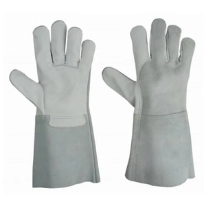 Cuero de servicio OEM con pulgar de Palma reforzado e índice TIG/MIG guantes de trabajo de soldadura equipo de seguridad manual guantes de trabajo para soldadores - Product Image 1