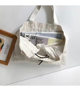 Amical toile jute coton corde poignée nom personnalisé motif lettres à la mode plage mariage cadeau sacs fourre-tout en inde - Product Image 5