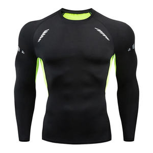 Personnalisable Slim Fit 100% Polyester Hommes Gym Fitness T-Shirt Couleur Unie Doux et Confortable - Product Image 1