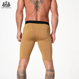 Pantalones Cortos Deportivos de Compresión Elástica para Hombre |   Secado Rápido y Transpirable |   Fabricante OEM de Ropa Deportiva para Gimnasio y Entrenamiento | - Product Image 3