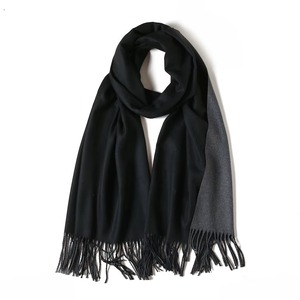 Wholesale High Quality Custom <b>Scarf</b> for <b>Men</b> and Women Long Muffler Autumn Winter Solid Color <b>Wool</b> <b>Scarf</b> - Product Image 2