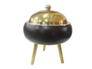 Casseroles isolées à double paroi servant une marmite chaude pour le dîner et la restauration Pot chaud en acier inoxydable Serveur de nourriture de grande capacité - Product Image 4