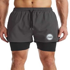 <b>Mens</b> Casual <b>Shorts</b> with <b>Compression</b> Liner 5/7 Inch Classic Fit Khaki <b>Shorts</b> Lightweight Athletic <b>Shorts</b> - Product Image 4