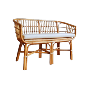 Chaise de jardin extérieure en rotin/osier écologique au design contemporain W50 X D50 X H80 Emballage standard pour l'exportation Utilisation pour le salon - Product Image 1