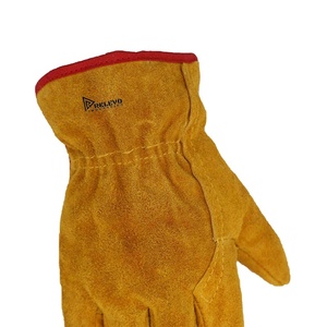 Guantes de Seguridad Industriales de Cuero, Medios Dedos, Resistentes al Calor, para Soldadura, Trabajo, Duraderos, con Puño Corto, Protección para las Manos - Product Image 6