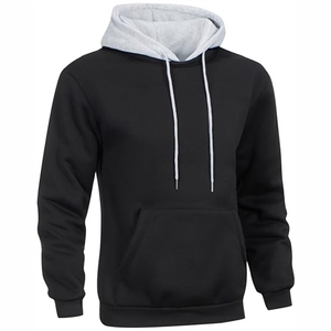 Sudadera con Capucha de Forro Polar para Hombre, Diseño Premium con Bloques de Color Camuflaje, Negro Azabache y Gris Oliva Vintage - Product Image 3