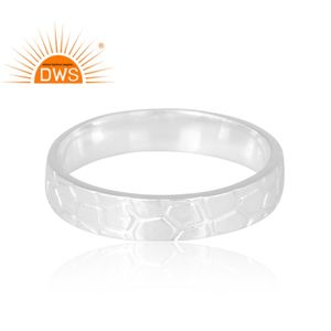 Anillo de banda de Plata de Ley 925 de diseño caliente para mujer, joyería personalizada para mujer, regalo para ella, fiestas, ocasiones, Fastivales - Product Image 4