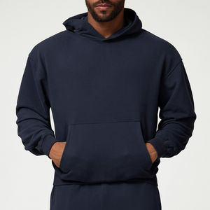 Sweat à capuche en coton personnalisé pour hommes Streetwear oversize style pull à capuche avec logo personnalisé imprimé de haute qualité - Product Image 3