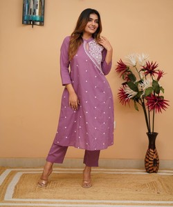 Salwar kameez indien pakistanais prêt à l'emploi costume en coton pour femmes cousu robes de femme élégantes - Product Image 2