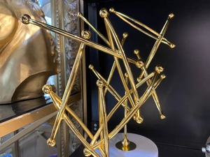 Escultura de metal resistente hecha a mano, arte decorativo para exteriores para jardín y hogar, disponible a granel - Product Image 2