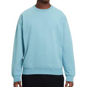 Streetwear Vintage Oversized Half Zipper Style Diseño personalizado Transpirable Algodón Poliéster Hombres Sudaderas - Product Image 3