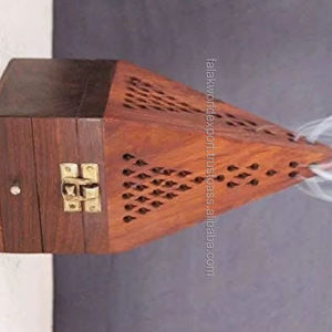 Most Selling Wooden Pyramid <b>Cone</b> <b>burner</b> Wooden <b>Incense</b> Pyramid <b>Cone</b> <b>burner</b> from Falak World Export - Product Image 2