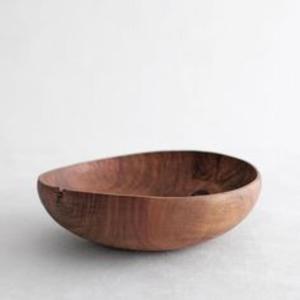 Cuenco de madera pulido a mano para servir, uso versátil, diseño de granja, comedor rústico, producto de estilo de vida ecológico - Product Image 3