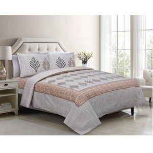 Tinh khiết bông Vải hoa in Vua Kích thước đôi bedsheet bedding <span class=keywords><strong>Set</strong></span> với gối bao gồm bán lẻ và nhà sản xuất - Product Image 4