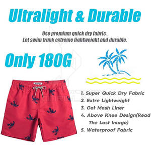 Wholesale <b>Men's</b> Casual Mid Waist Beach <b>Shorts</b> Summer Wear with Elastic Closure 100% Cotton Solid Pattern Quick Dry - Product Image 3