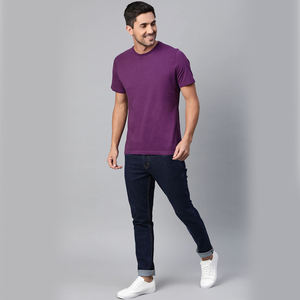 RTS Pakistán Almacén Todos los colores Mezclar EE. UU. Tamaño Algodón Poliéster 0-Cuello Camiseta TEES Precios al por mayor con logotipos personalizados - Product Image 5