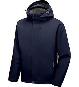 Veste de pluie pour homme Veste coupe-vent de randonnée formelle en polyester léger et imperméable pour homme téléchargée par Dress Sports - Product Image 1