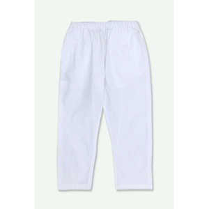 ชุดนอนผ้าฝ้ายสำหรับเด็กผู้ชายสีขาวลายการ์ตูนผ้าถักใส่สบายสำหรับทุกฤดูกาล - Product Image 1