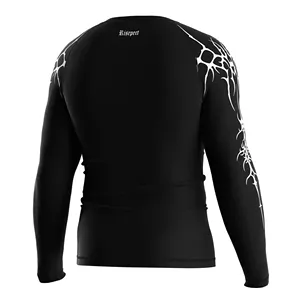 En stock : Rashguard pour homme en Spandex à séchage rapide, commande en gros OEM - Product Image 4