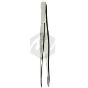 Pinzas de Acero Inoxidable Alemanas con Puntas Rectas, Grado Quirúrgico, Pinzas Adson para Uso Médico y Dental - Product Image 6