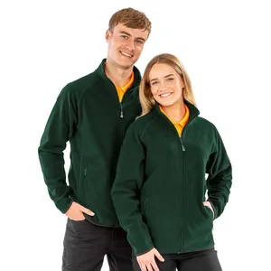 Eco-Friendly Sustainable Coral <b>Fleece</b> <b>Jacket</b> Recycled Merchandising - Product Image 3