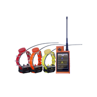 Ensemble de 3 colliers pour chien avec fonction de suivi GPS et d'entraînement pour la chasse, écran LCD de 3,5 pouces, GPS-DTR-25000-PRO-COMPASS