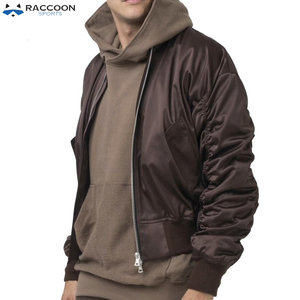 Blouson de baseball en satin coupe ajustée pour homme, personnalisé, style Letterman, en toile imperméable réversible, élégant, pour le sport - Product Image 4
