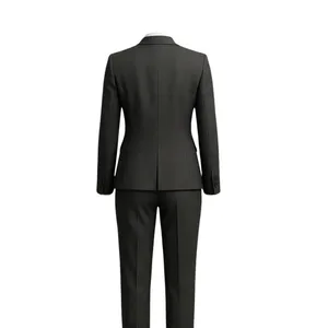 Conjunto de Blazer Negro Uniforme con Falda y Corbata - Product Image 5