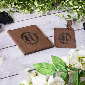 ชุดซองหนังใส่พาสปอร์ตและป้ายกระเป๋าสำหรับผู้ชาย LPT-0038B - Product Image 4