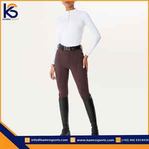 2024 culottes de cheval équestre les plus vendues pour femmes nouveau Style solide couleur unie Logo personnalisé pour l'équitation - Product Image 4