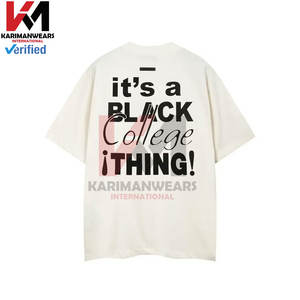 Nouveau rétro pur coton col rond à manches courtes t-shirt unisexe coupe ample été t-shirt décontracté mode t-shirt hommes femmes léger - Product Image 3