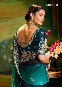 Colección de Saris de Lujo Hechos a Mano por Diseñadores, Listos para la Venta al por Mayor para Compradores Exigentes en OEM - Product Image 4