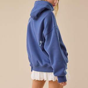 Nouvelle mode en gros, sweat-shirts pour femmes 100% coton, polaire épais, coupe ample, broderie de lettres, style streetwear, respirant, GK - Product Image 4