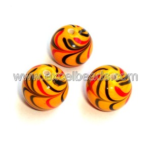 Lamp Worked Crystal Glass <b>Beads</b> 12mm-16mm Loose Round <b>Beads</b> in Black Blue <b>Red</b> Colors for Necklace & Bracelet Accessories - Product Image 2