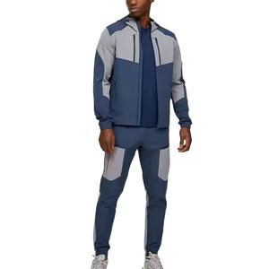 Chaqueta Deportiva de Dos Piezas para Hombre, con Logotipo Personalizado, Lavado Ácido, Forro Polar Impermeable y Cortavientos, de Secado Rápido, para Invierno - Product Image 3