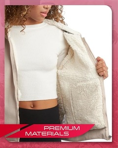 Women's Casual Sportswear Ultra Soft <b>Sherpa</b> Fleece Vest Breathable Cashmere Woolen <b>Fabric</b> Waistcoat Winter Work Use Vintage - Product Image 6