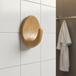 VL. Porte-serviettes ovale en bois de grande taille avec motif unique en bois - Product Image 3