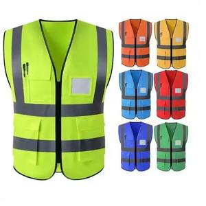 Multi-colour Customizable Wholesale Hi Vis Reflective Vest <b>Outdoor</b> Safety Vest Construction Safety Vest - Product Image 1
