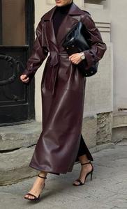 Blouson de moto en cuir d'agneau premium pour femme, tissé, matelassé, respirant, chauffant, coupe ajustée, coupe-vent, hiver 2025 - Product Image 3