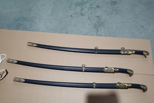 Pedang Ksatria Kavaleri yang Belum Diasah, Pedang Komando Pasukan Kehormatan, Kerajinan Logam, Pedang Upacara Angkatan Laut - Product Image 6