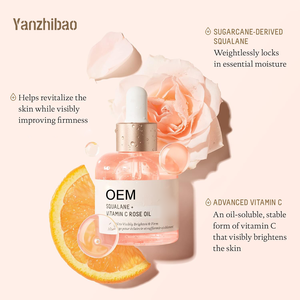 OEM organik Squalane <span class=keywords><strong>C</strong></span> vitamini gül Serum yüz yağı 1 oz-sıkılaştırı<span class=keywords><strong>c</strong></span>ı, Anti-Aging ve yüz için beyazlatma - Product Image 2