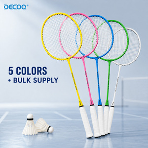 Pack double de raquettes de badminton en alliage d'aluminium, 2 sections, à clipser, légères, pré-cordées, souples, pour amateurs, juniors, loisirs, sport de jardin, personnalisables - Product Image 5