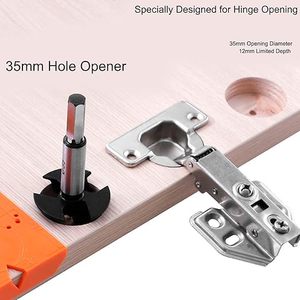 1 pièce, foret à bois Forstner de 6 mm à 54 mm, foret à trous, scie à trous, perçage de charnières, tige ronde, coupeur en acier inoxydable <span class=keywords><strong>LISCA</strong></span> LSC-55 - Product Image 3